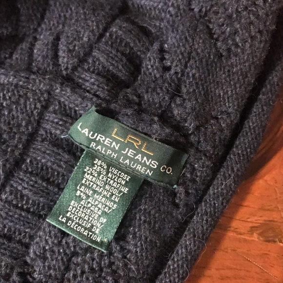 Lauren Ralph Lauren merino wool toque - Picture 2 of 2
